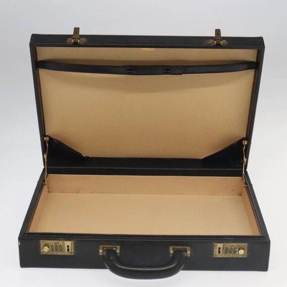 GUCCI Business Bag Leather Black Auth 93060 - Picture 12 of 15